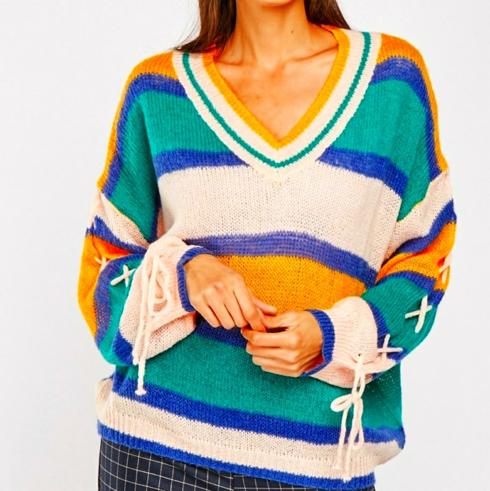 Multicolored Slouchy sweater